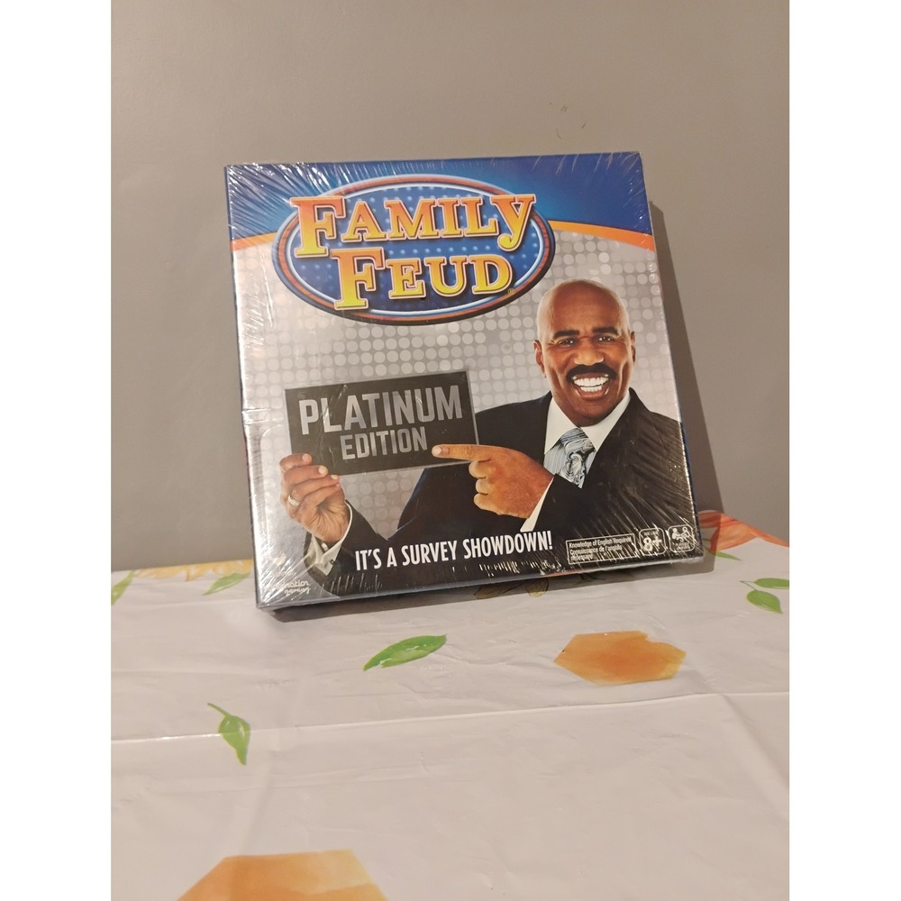 Family Feud Platinum Edition Board Game Steve Harvey Survey Showdown New Sealed